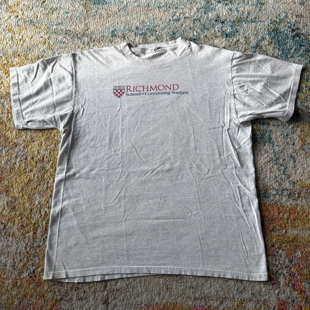 Vintage University of Richmond T-Shirt Grey XL Made in USA